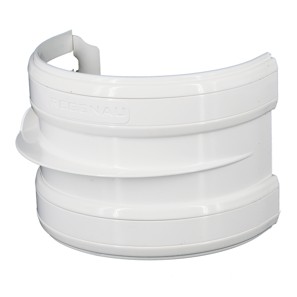 Imbinare jgheab PVC Regenau, 125 mm, alb