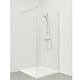 Perete fix dus / walk in Sanotechnik Sanoflex Young Crom MF110, sticla 6 mm clara, profil cromat, 105-107 x 195 cm