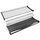 Scurgator vase Teko Premium, reglabil, otel si plastic, antracit, 600 mm