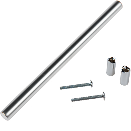 Maner cilindric otel D10 mm, 96 mm, mat-crom