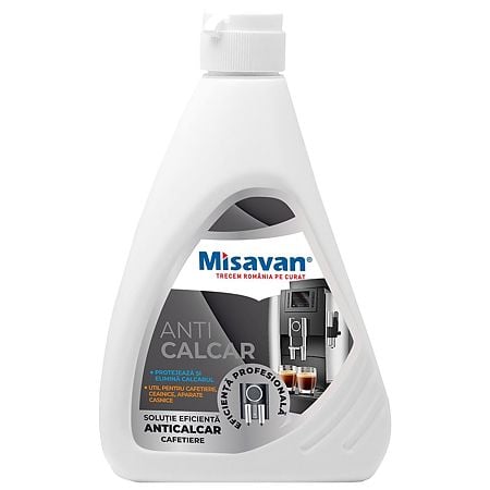 Solutie anticalcar pentru cafetiere Misavan, 500 ml