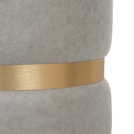 Taburet Ring, inel auriu, catifea CREM M601, rotund, 38 x 38 x 40 cm Taburet Ring, inel auriu, catifea CREM M601, rotund, 38 x 38 x 40 cm
