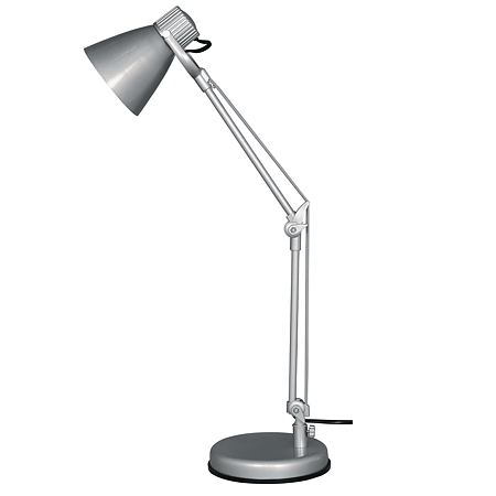  Lampa birou Zack KL 2103, argintie, 1 x E14, 40 W