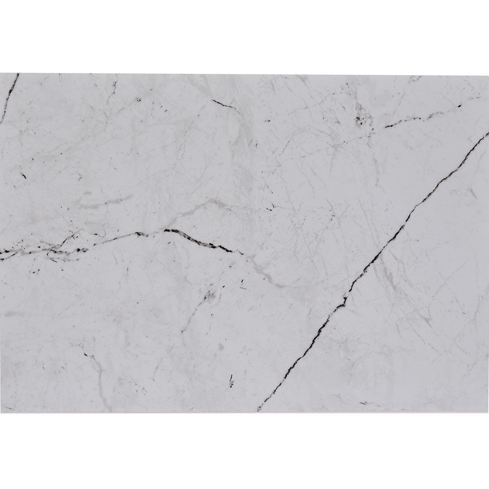 Faianta baie glazurata Pompei 7C, alb, lucios, aspect de marmura, 40 x 27.5 cm 27.5