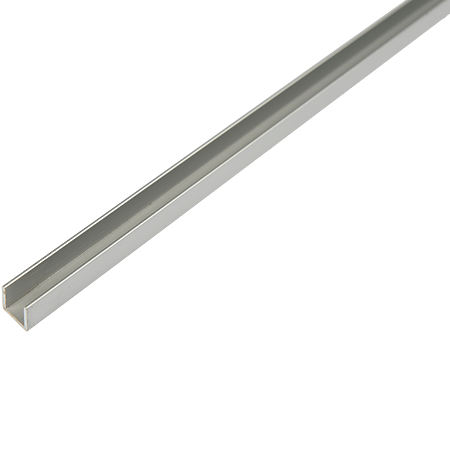 Profil din aluminiu tip U,  12 x 13,5 x 1,3 mm, 2 m