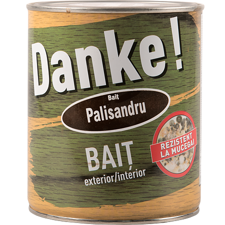 Bait pentru lemn Danke, exterior / interior, palisandru, 0,75 l