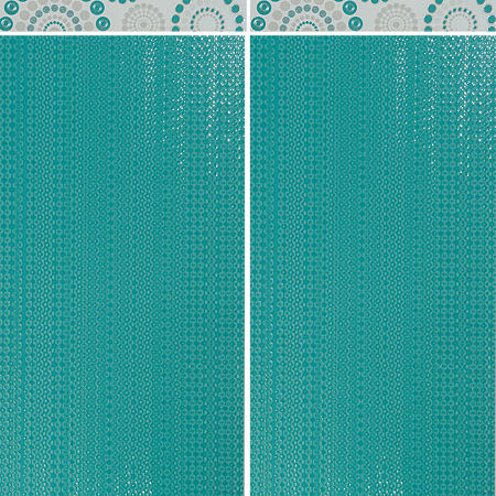 Brau faianta Momenti, turquoise, 6 x 25,2 cm