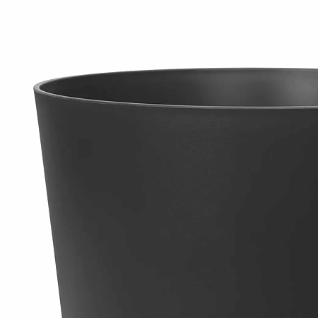 Ghiveci cu rezervor de apa Elho Greenville, plastic, negru, diametru 16 cm