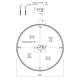 Panza pentru circular Opticut Leitz, 300 mm, 3,2 mm, 96 dinti