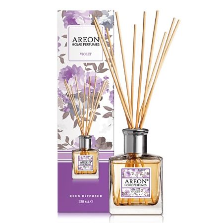 Odorizant cu betisoare Areon Home Perfume, Violet, 150 ml