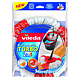  Rezerva mop Vileda Easy Wring Turbo 2 in 1, microfibra, alb/rosu, forma triunghiulara, 300 g