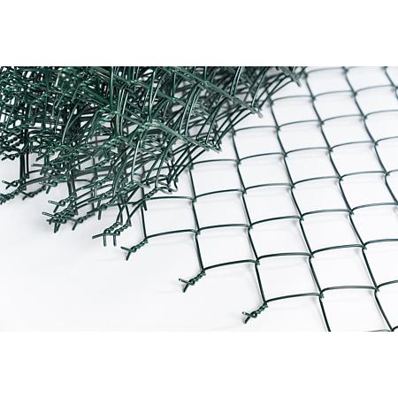 Plasa de gard impletita, zincata, verde, grosime fir 2.8 mm, 1.5 x 10 m Plasa de gard impletita, zincata, verde, grosime fir 2.8 mm, 1.5 x 10 m