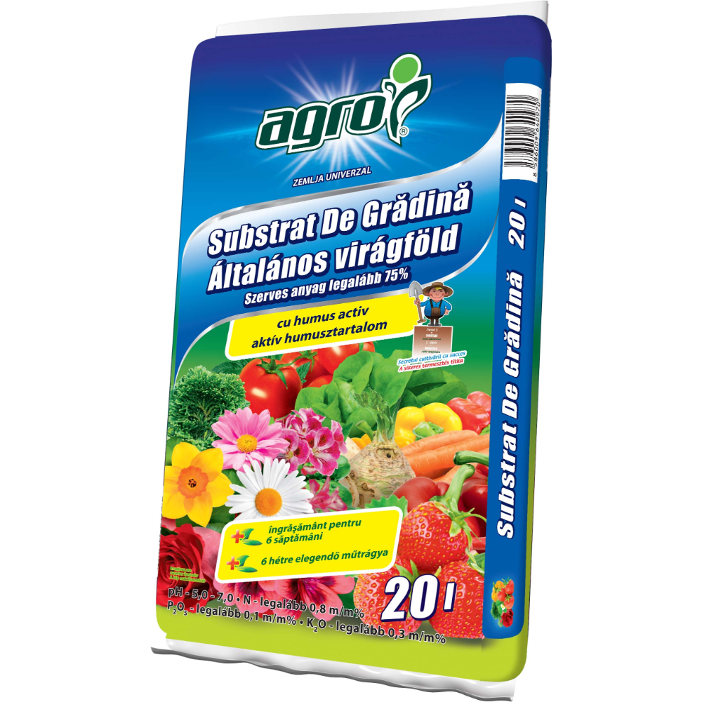 Substrat pentru gradina Agro CS, 20 l