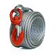 Cablu tractare/ridicare Cablero, otel, Ø 10 mm, lungime 15 m, carlig rotativ