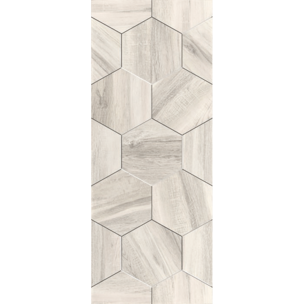 Faianta baie / bucatarie glazurata Keramin Myth 7, bej, mat, aspect de parchet, 50 x 20 cm aspect