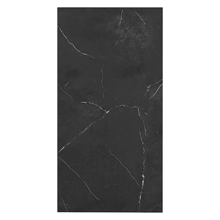Pardoseala SPC 5 mm Korner SPeCtra Floor Nero Marble 02F, clasa de trafic 34, rezistenta la apa, decor marmura, negru, 1205 x 606 mm