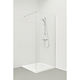 Perete fix dus / walk in Sanotechnik Sanoflex Young Crom MF100, sticla 6 mm clara, profil cromat, 95-97 x 195 cm