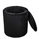 Taburet Nadia, stofa neagra H01, cu spatiu depozitare, rotund, 37 x 37 x 42 cm Taburet Nadia, stofa neagra H01, cu spatiu depozitare, rotund, 37 x 37 x 42 cm