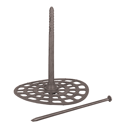 Ansamblu fixare vata bazaltica, 160 mm, flansa + cilindru + tija, 50 buc/pachet Ansamblu fixare vata bazaltica, 160 mm, flansa + cilindru + tija, 50 buc/pachet