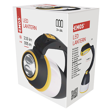 Lanterna camping Multifunctional LED, P4008, 215 lm, 3× AA