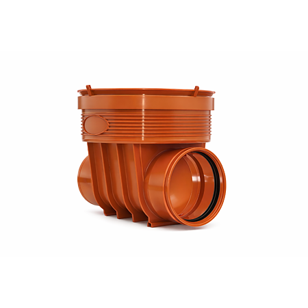Baza camin trecere Valrom, 1 in/1 out, PP, D315 mm, dn 160 mm