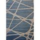 Covor modern Canyon 8430, polipropilena, navy-albastru inchis, 120 x 160 cm