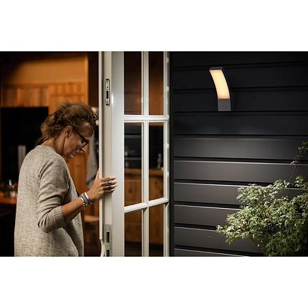 Aplica exterior Philips Splay, 3.8 W, aluminiu, antracit, IP44