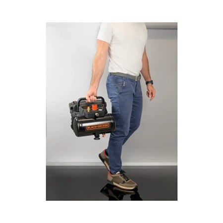Compresor aer fara ulei Black Decker BXCMD156HE, 1.5 CP, 6 l, 8 bar