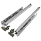 Glisiera ascunsa cu extractie totala Teko, push-open si amortizare, otel si plastic, zincat, 500 mm
