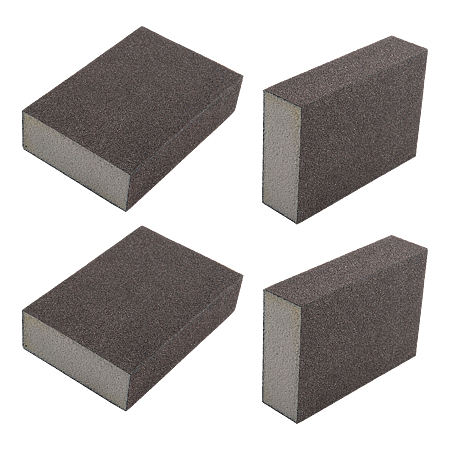 Burete abraziv pentru slefuire vopsea/lac/spaclu/lemn Klingspor, granulatie 100, 100 x 70 x 25 mm