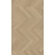 Parchet laminat furniruit 9,5 mm Berry Alloc Parqwood Herringbone Oak Calm Silk, placa tip A, clasa de trafic comercial intens 33, abraziune AC5, OmniLoc A&B, 50,4 X 8,4 cm
