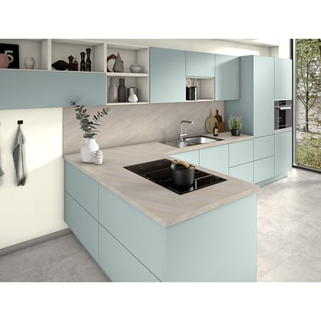 Blat bucatarie Egger F676 ST75, Piatra Calvia gri nisip, 4100 x 920 x 38 mm