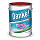 Email Danke uscare rapida, pentru metal, lemn, zidarie, exterior/interior, gri metal, lucios, 4 l