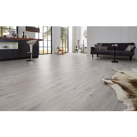 Parchet laminat 10 mm Kronotex Amazone Prestige Oak White D3239, nuanta deschis, stejar alb, clasa de trafic 33, click Aqua Pearl, 1380 x 157 mm