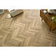 Pardoseala SPC 4,5 mm Afirmax Chevron stejar Tucson, impermeabila, nuanta medie, clasa de trafic 32, sistem imbinare clic 5G, montaj chevron placi A si B, 600 x 120 mm