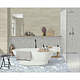 Mozaic ceramic Cesarom Pavimento, rectificat, PEI IV, R10, mat, lemn, gri, 30 x 30 cm