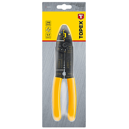 Patent pentru dezizolat/sertizat 230mm, Topex