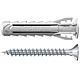 Diblu din nailon cu surub Fischer SX Plus, 6 x 30 mm, 15 bucati