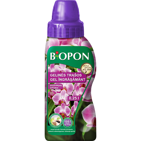 Ingrasamant gel Biopon, pentru orhidee, 0,25 L