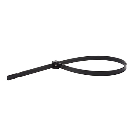 Coliere din plastic, poliamida 6.6, alb, 280 x 3.5 mm, 100 bucati