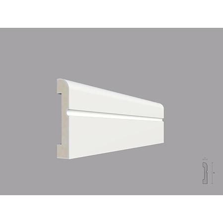 Plinta decorativa poliuretan PL03, interior, alb, 10 x 2 x 200 cm