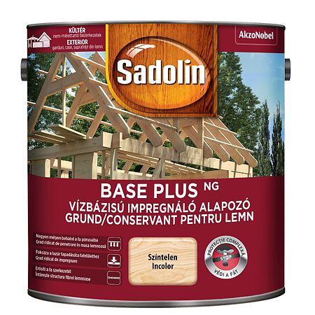 Grund pentru lemn Sadolin Base Plus, 2.5 L