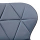 Scaun bucatarie / living Eliza, tapitat, piele ecologica, cadru de lemn, gri, max. 110 Kg., 73 x 47 cm