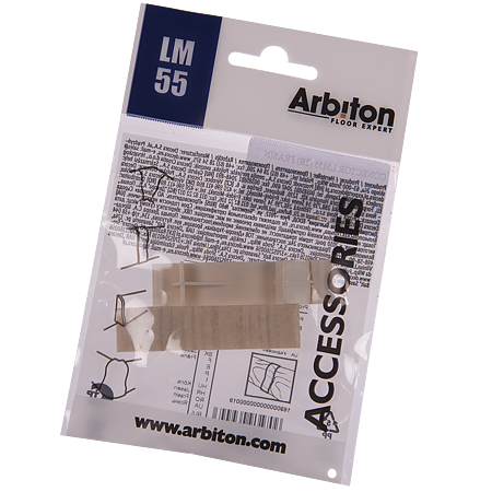 Set element de imbinare plinta parchet Arbiton LM 55, frasin, PVC, 55 x 26 mm, 2 bucati/set