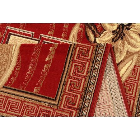 Covor clasic Gold 365/22, polipropilena BCF, rosu-bej, 80 x 200 cm Covor clasic Gold 365/22, polipropilena BCF, rosu-bej, 80 x 200 cm