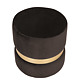 Taburet Ring, inel auriu, stofa maro H48, rotund, 38 x 38 x 40 cm Taburet Ring, inel auriu, stofa maro H48, rotund, 38 x 38 x 40 cm