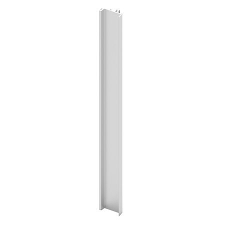 Profil aluminiu, Gola, alb, vertical, 4.5 m