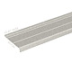 Glaf metalic exterior Caretta Briliant Z200, otel, alb, RAL 9002, 1500 x 200 mm
