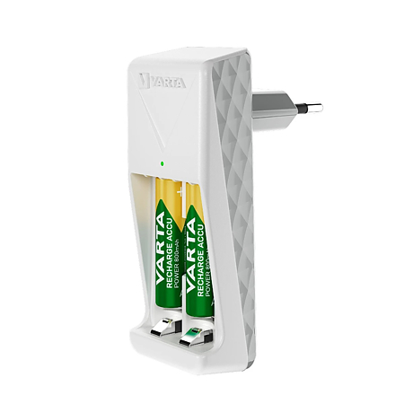 Incarcator acumulatori Varta, 800 mAh, 2 acumulatori Ni-Mh, R3 R6, neechipat