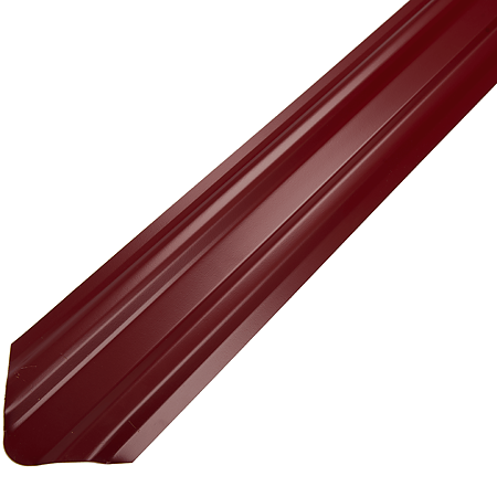 Sipca metalica gard, otel galvanizat, zincat, rosu, RAL 3011, lucios, 0.45 mm, 1700 x 92 mm